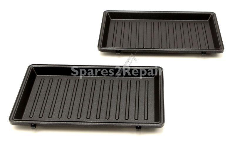 Saeco Grill Pan - 642001006316 Grill Plate (x2)