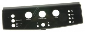 Saeco Front Housing - 421944066391 Black Led Front Panel V3 S-scr smr-bp
