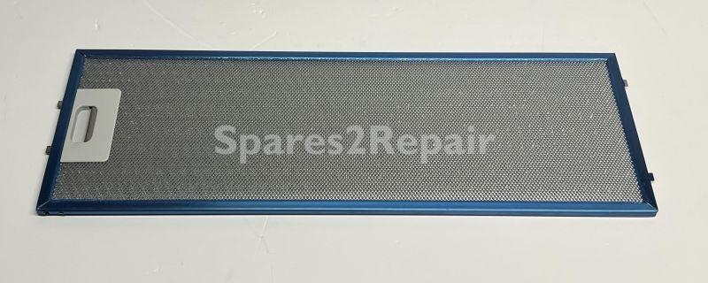 Metal Grease Trap - 9197064039 C00907134 Filter Panel (metallic) [Arcelik]