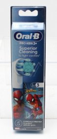 Braun Tooth Brush - 80357435 Oral-b 3-pack Spiderman Kids 3+ Replacement Brush Heads