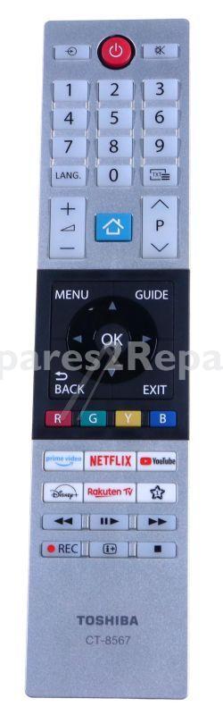 Vestel Ir remote Control - R-c 45153 30116758 R-c 45153 Toshiba Nec Ct-8567 Rohs