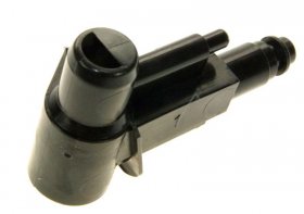 Saeco Hose Coupling - 9161 064 050 996530050488 Black Water Inlet Sleeve Brew Unit