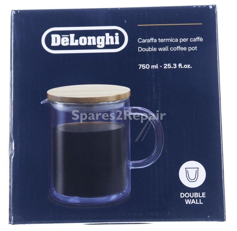 Coffee Pot - Dlsc078 As00006436 Double Wall Coffee Pot 750ml [Delonghi]
