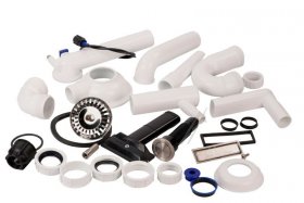 Rodi Siphon - 0712442 Siphon-drain Valve Complete With Eccentric Valve For Sink With 1 Basin