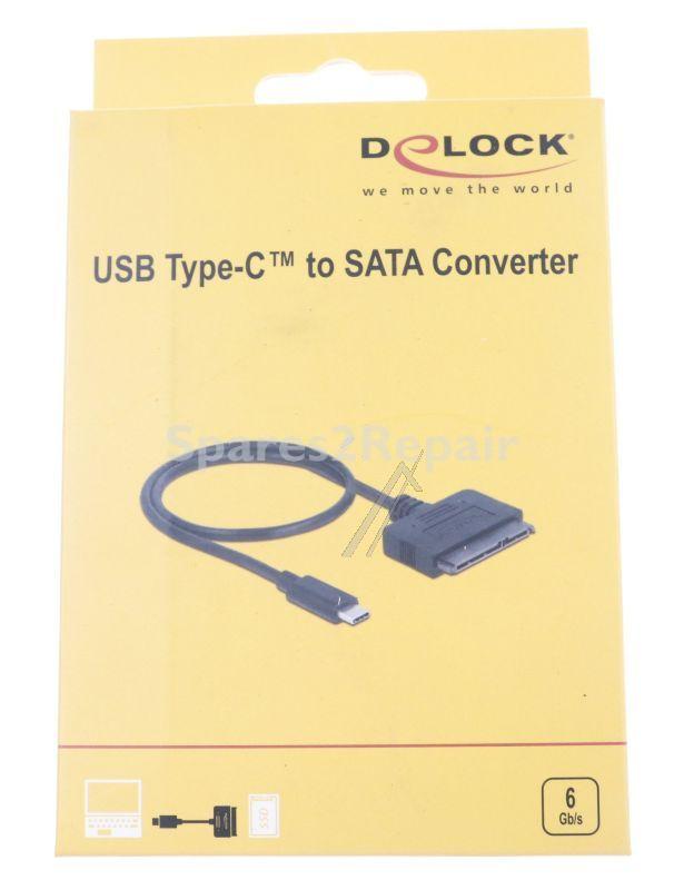 Delock Cable-plugs-adapter - 63803 Usb Type-c Converter To 22 Pin Sata 6gb-s
