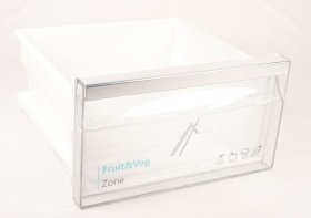 Vegetable Drawer Cover - 42276786 Crisper Cover 653 White Grey Frvgz432+319$rv1 [Vestel]