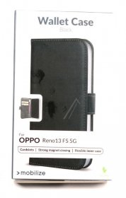 Mobilize Leather Bag Gsm - 80817 Mobilize Classic Gelly Wallet Book Case Oppo Reno13 Fs 5g Black