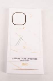 Mio By Mobilize Leather Bag Gsm - 80358 Mio White Marble Magsafe Compatible For Iphone 7-8-se (2020-2022)