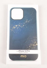 Mio By Mobilize Leather Bag Gsm - 80401 Mio Midnight Sparkle Magsafe Compatible For Iphone 16 Pro