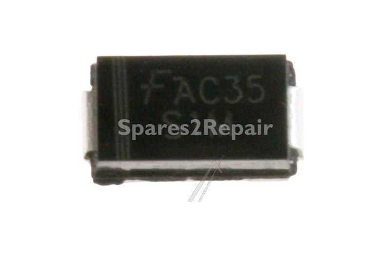 Fairchild Smd Diode - 1000v-1a S1m Diode Smd 1 0a 1000v Equivalent To 1n4007 Type: S1m