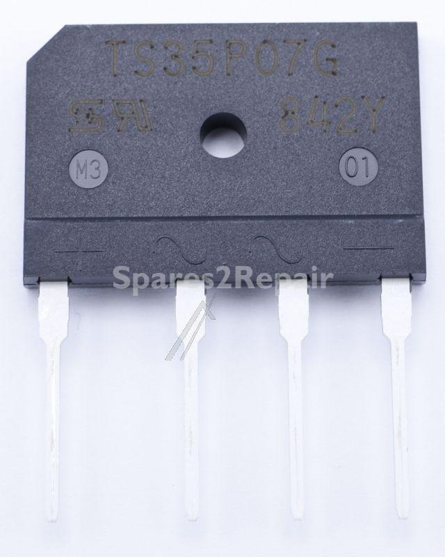 Taiwan Semiconductor Bridge Rectifier - 1000v-35a Ts35p07g Bridge Rectifier