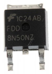 Fairchild Mos Fet Transistor - 8n50nz N-kanal Mosfet, 500v 6,9a, Smd To-252 D-pak