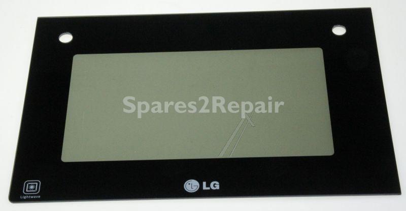 Lg Front Plate - Mkc63919401 Window Glass