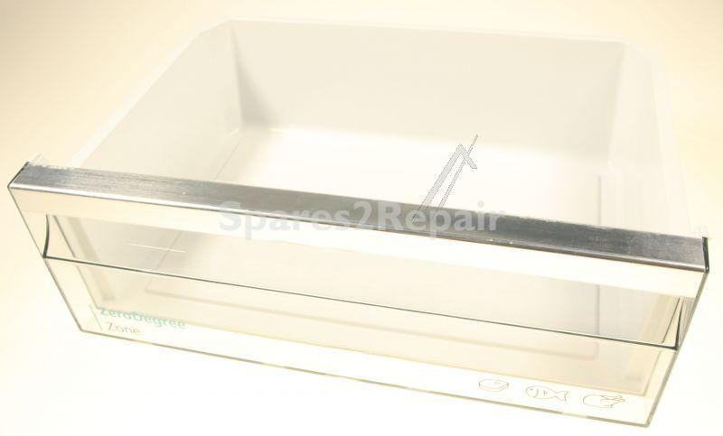Vegetable Drawer Cover - 42212612 Crisper Chiller Cover-373(trans-gray)srg [Vestel]