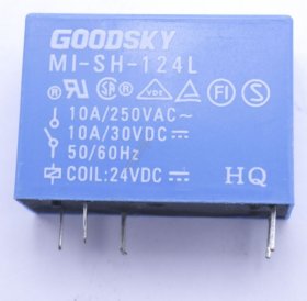 Goodsky Pcb Relay To 24v - 24vdc 10a-250vac Relay