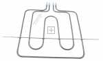 Compatible Top Element Oven - Grill Heating Alternative For Bauknecht