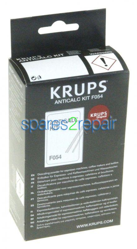 Krups Coffee Maker Descaler And Cleaner - Anticalc Kit Descaling Powder For Espresso, Coffee & Kettle - F054001B