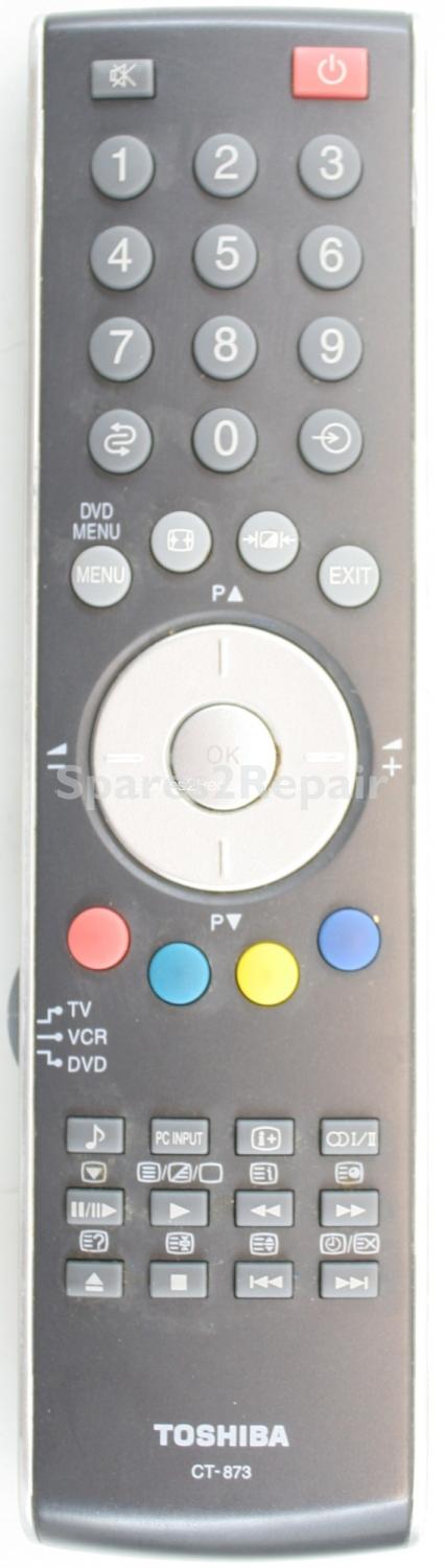 Toshiba CT873 CT-873 Remote Control (Original)