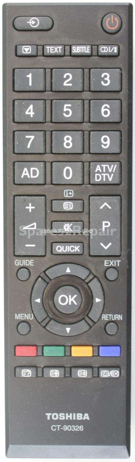 Toshiba CT90326 CT-90326 Remote Control (Original) (Genuine)