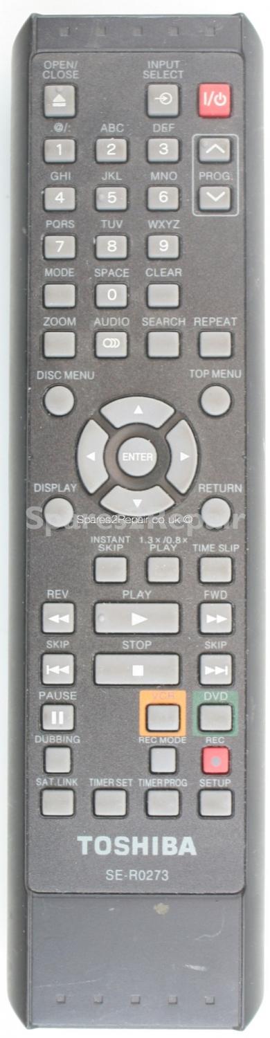 Toshiba SER0273 SE-R0273 Remote Control (Original)