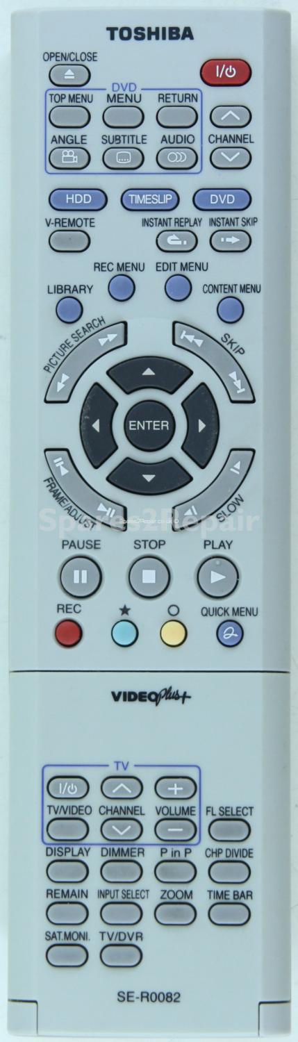 Toshiba SE-R0082 Remote Control (Original)